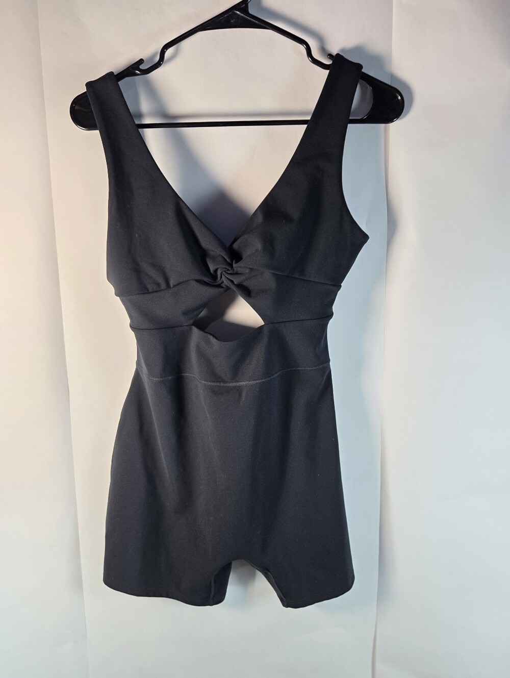 l*space Black Kids One-Piece Swimsuit with Twist Front Cutout